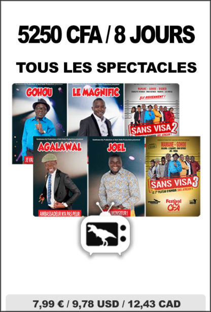 pack complet speclacle gondwana tv